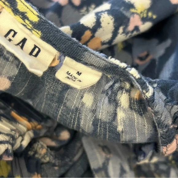 ❤️ Gap Floral Peasant top M - Picture 7 of 11